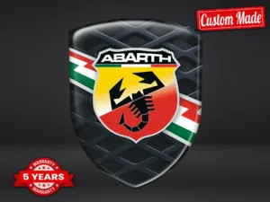 Fiat Abarth Adesivi Vetri Auto su Misura Edizione Pregio Drift